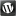 Black WordPress Icon 16x16 png
